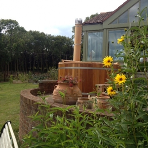 Pre-loved hot tub after being sold to a new home on the IoW, September 2013
